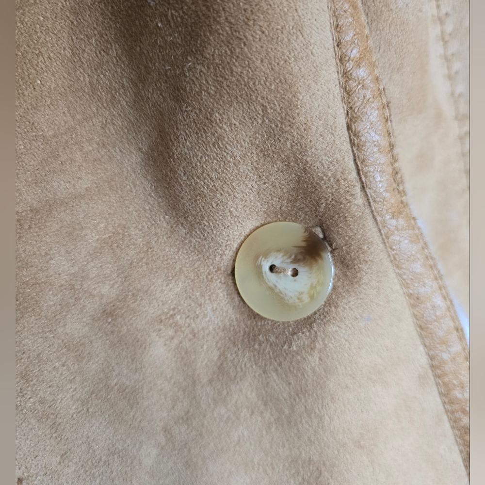 Super Soft Mossimo Supply Co. Tan Penny Lane with Cream Lining Faux Fur Coat M - Picture 9 of 9